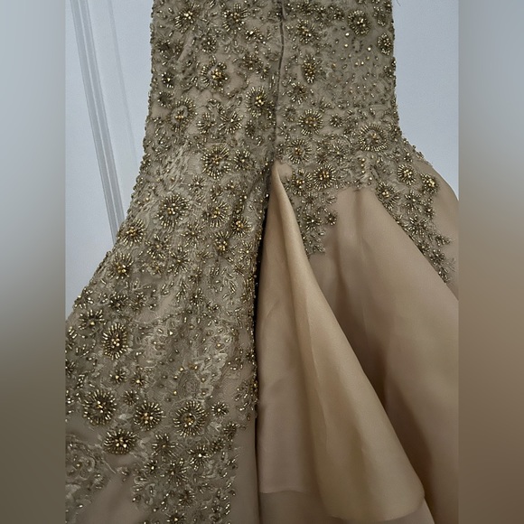 Maison Alexandrine couture gown size 2 runway pageant wedding dress beaded - Picture 7 of 10